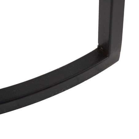 Mesa auxiliar Marrón Negro Metal Hierro Madera MDF 62,5 x 62,5 x 73 c