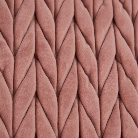 Hocker 111 x 44 x 41,5 cm synthetische Stoffe Rosa Metall