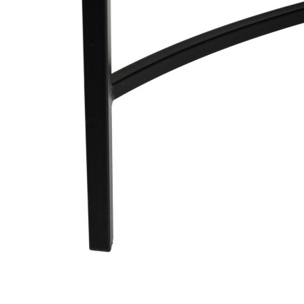 Table Basse 100 x 60 x 45,5 cm Verre Métal 2