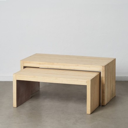 Centre Table 110 x 55 x 50 cm Wood 2 Units 2