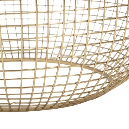 Centre Table 74 x 74 x 44 cm Crystal Iron 2