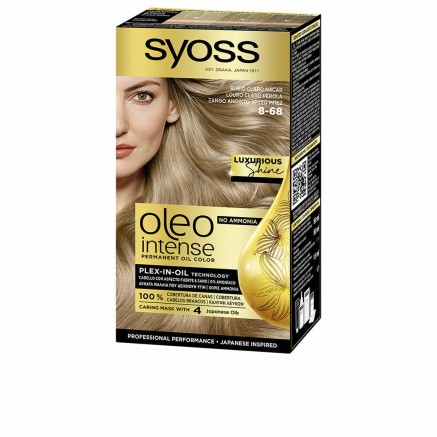 Permanente Kleur Syoss Oleo Intense Geen ammoniak Nº 8-68 Lichtblond