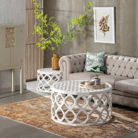 Centre Table 89 x 89 x 47 cm 2 Units DMF