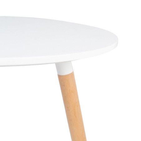 Esstisch Weiß Holz MDF 60 x 60 x 74 cm