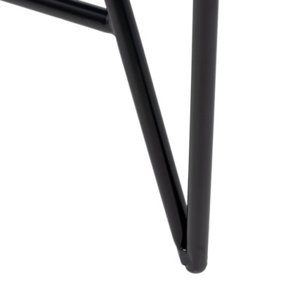 Armchair 69 x 79 x 82 cm Synthetic Fabric Grey Metal 2