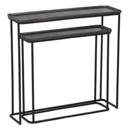 Möbel-Set-Set Schwarz Grau 84 x 26 x 78 cm