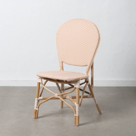 Esszimmerstuhl 47 x 54 x 93 cm natürlich Beige Rattan