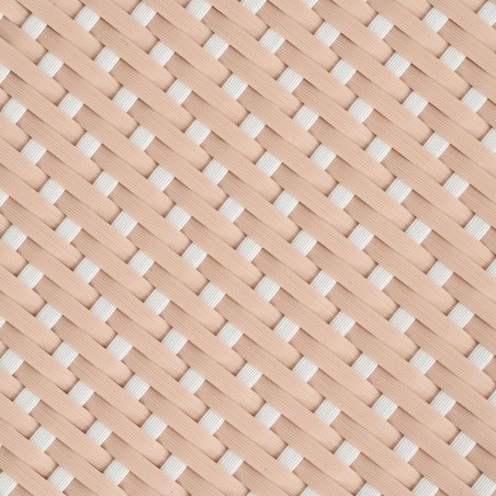 Bijzettafel 81 x 81 x 76,5 cm Natuurlijk Beige Rotan