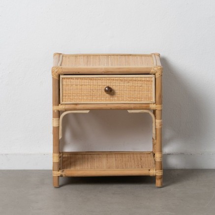 Side table RATÁN 45 x 35 x 50 cm Natural 2