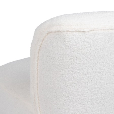 Leunstoel 62 x 75 x 74 cm Synthetisch materiaal Metaal Wit