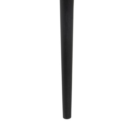 Jeu de 2 tables Noir Naturel Métal Fer Bois d'acacia 70 x 70 x 40 cm