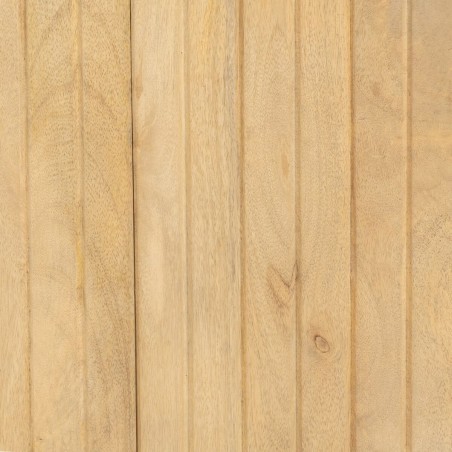 Dressoir MONTMARTRE Zwart Natuurlijk Hout Ijzer Hout en metaal Mangoho