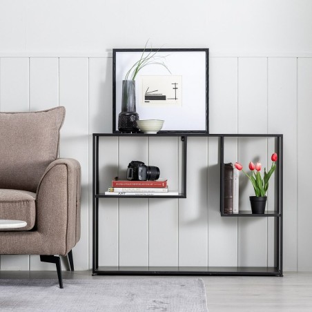 Hall SQUARE Black 100 x 26 x 75 cm