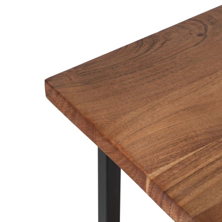 Set di mobili Nero Naturale 107 x 36 x 77 cm