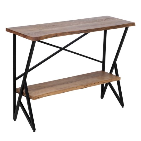 Möbel-Set-Set Schwarz natürlich 107 x 36 x 77 cm