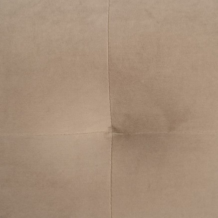 Divano 156 x 81 x 72 cm Champagne Tessuto Sintetico Legno Velluto 2