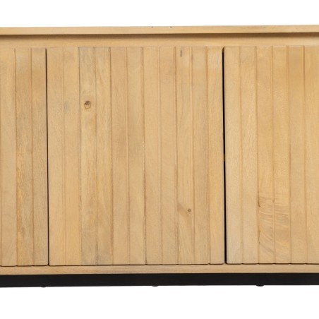 Aparador MONTMARTRE Negro Natural Hierro Madera de mango 140 x 40 x 75