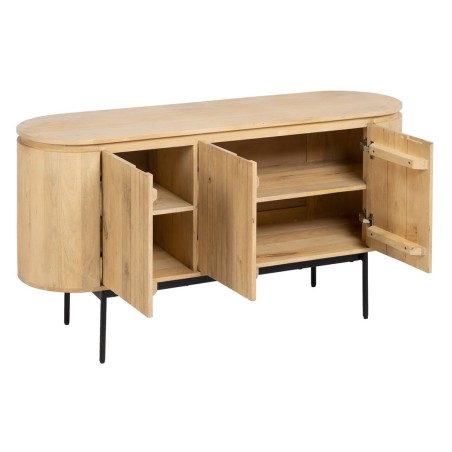 Aparador MONTMARTRE Negro Natural Hierro Madera de mango 140 x 40 x 75
