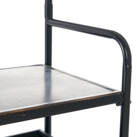 Ingresso con Cassetti BRICK Appendiabiti Marrone Nero Ferro 111 x 37 x