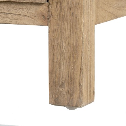 Nightstand MIRÓ Natural Mindi wood 44 x 34 x 77 cm 2