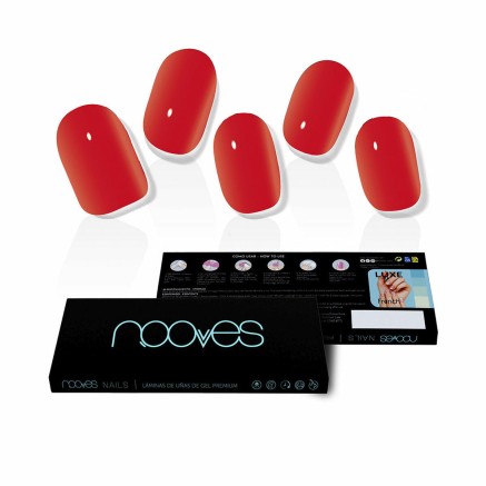 Kunstnagels Nooves Crimson red Gel Zelfklevend Rood