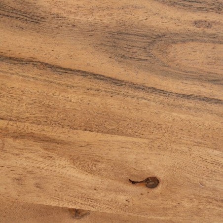 Set di 2 tavoli Nero Naturale 110 x 63 x 40 cm (2 Unità)