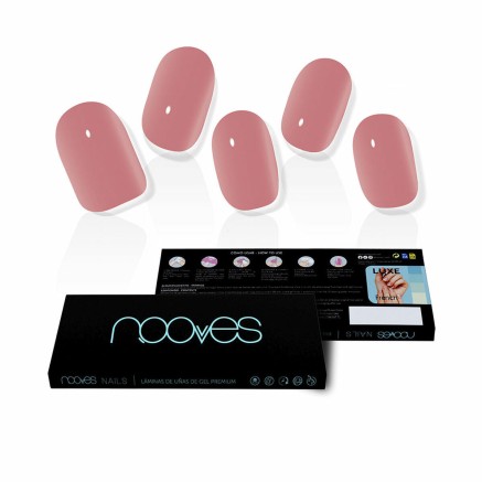 Kunstnagels Nooves Dusty Rose Gel Zelfklevend Cat Eye