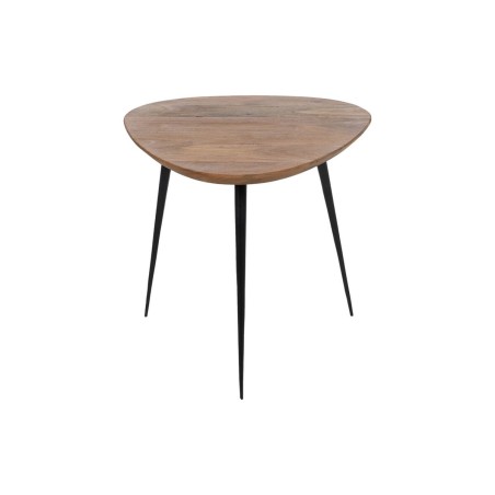 Set of 3 tables Black Natural Iron Acacia 86 x 81 x 43 cm (3 Units)