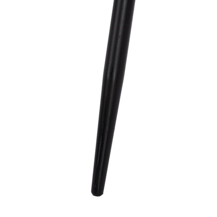 Comodino Nero Cristallo Ferro 45 x 35 x 65 cm 2