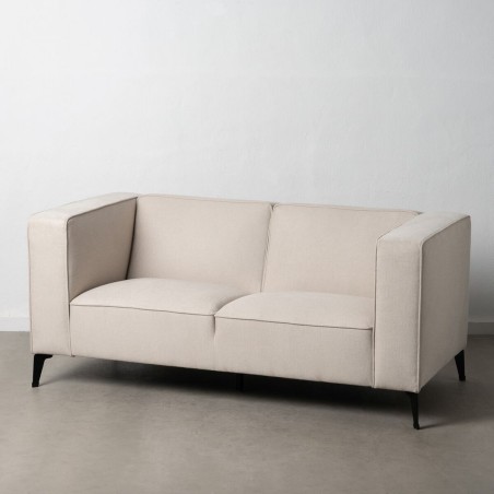 Sofa Schwarz Creme Nylon Polyester 177 x 86 x 77,5 cm