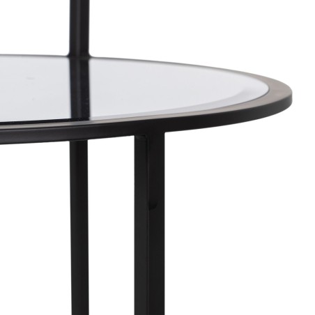 Kleine bijzettafel Zwart Ijzer Spiegel 59 x 59 x 67,5 cm