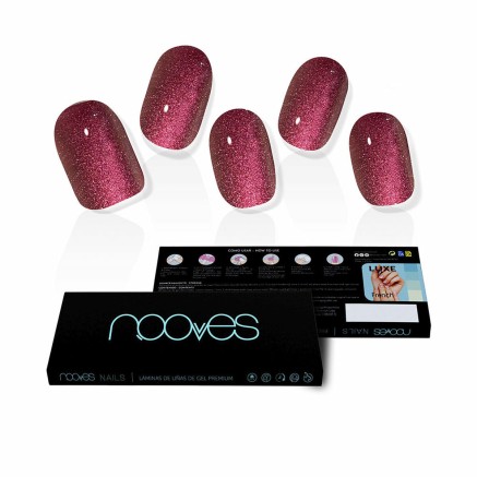 Kunstnagels Nooves Ruby Claret Gel Zelfklevend