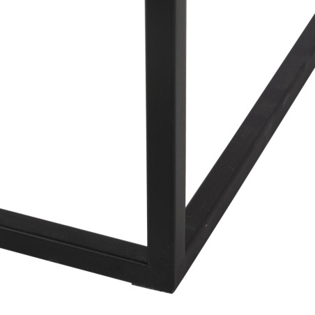 Set van 3 tafels Zwart Natuurlijk Ijzer Hout MDF 57,5 x 37,5 x 67,5 cm