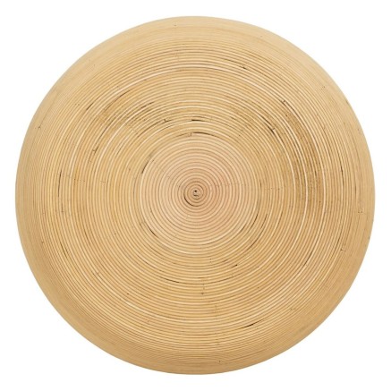 Side table Beige Bamboo 49,5 x 49,5 x 37,5 cm 2