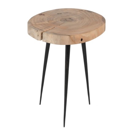 Set mit 3 Tischen natürlich Eisen 40 x 38 x 62,3 cm (3 Stück) 2