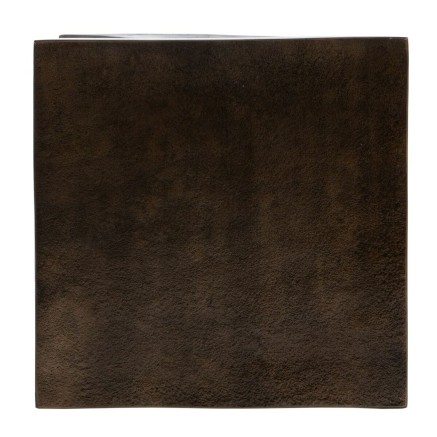 Small Side Table Bronze Aluminium 30 x 30 x 41 cm 2