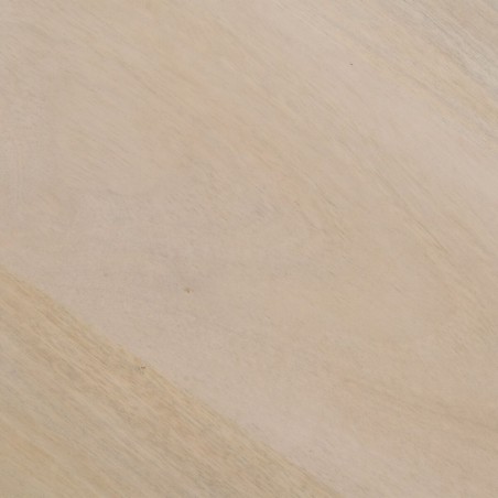 Table Basse Blanc Bois de manguier 67 x 50 x 38 cm