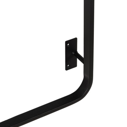 Porte-manteau Noir Fer 45 x 7 x 120 cm 2