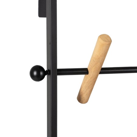 Kapstok Zwart Ijzer 45 x 7 x 120 cm