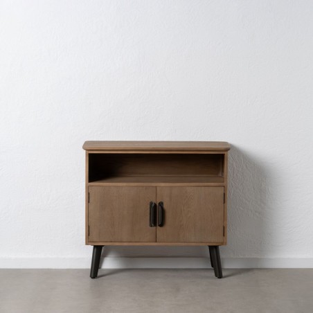 Gang Bruin Zwart Ijzer Sparrenhout 90 x 41 x 81 cm