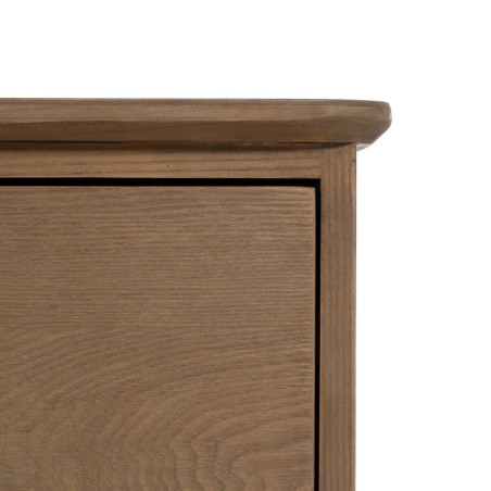 Aparador PAUL Negro Natural Hierro Madera de abeto 120 x 41 x 77 cm