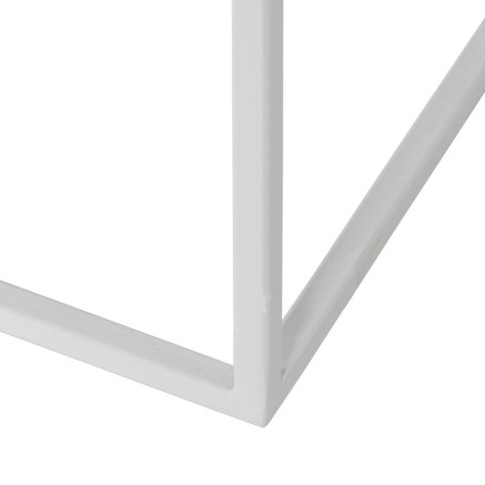 Recibidor Blanco Natural 120 x 30 x 75 cm 2