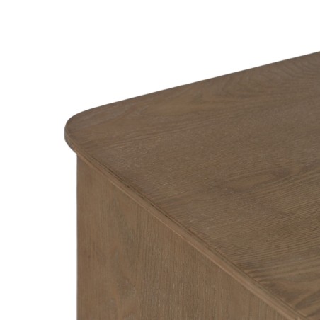 Sideboard PAUL Black Natural Iron Fir wood 120 x 41 x 77 cm