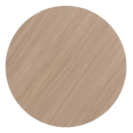 Mesa de Centro Negro Natural 65 x 65 x 37,5 cm 2