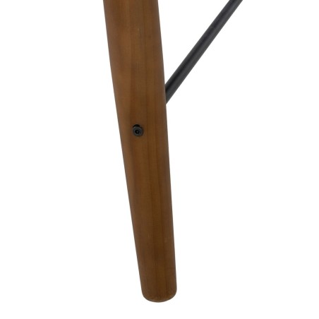 Table de Salle à Manger OSLO Noir Naturel Bois Fer Bois MDF 179 x 90