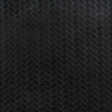 Table de Salle à Manger OSLO Noir Naturel Bois Fer Bois MDF 179 x 90