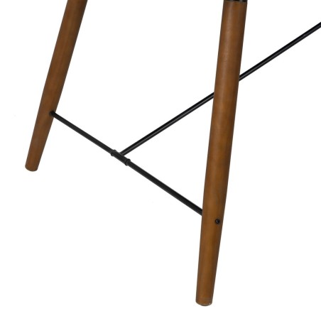 Table de Salle à Manger OSLO Noir Naturel Bois Fer Bois MDF 179 x 90