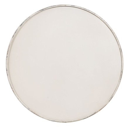 Kleine bijzettafel Crème Ijzer 80 x 80 x 75 cm 2