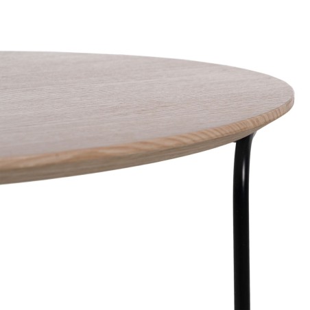 Mesa de Centro NUDE Negro Natural 60 x 60 x 45 cm
