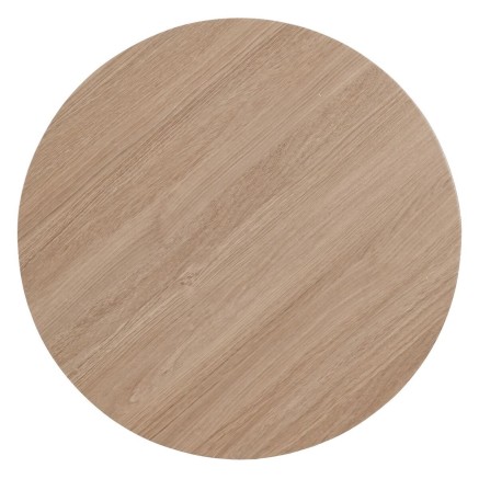 Table Basse Noir Naturel 50 x 50 x 45 cm 2